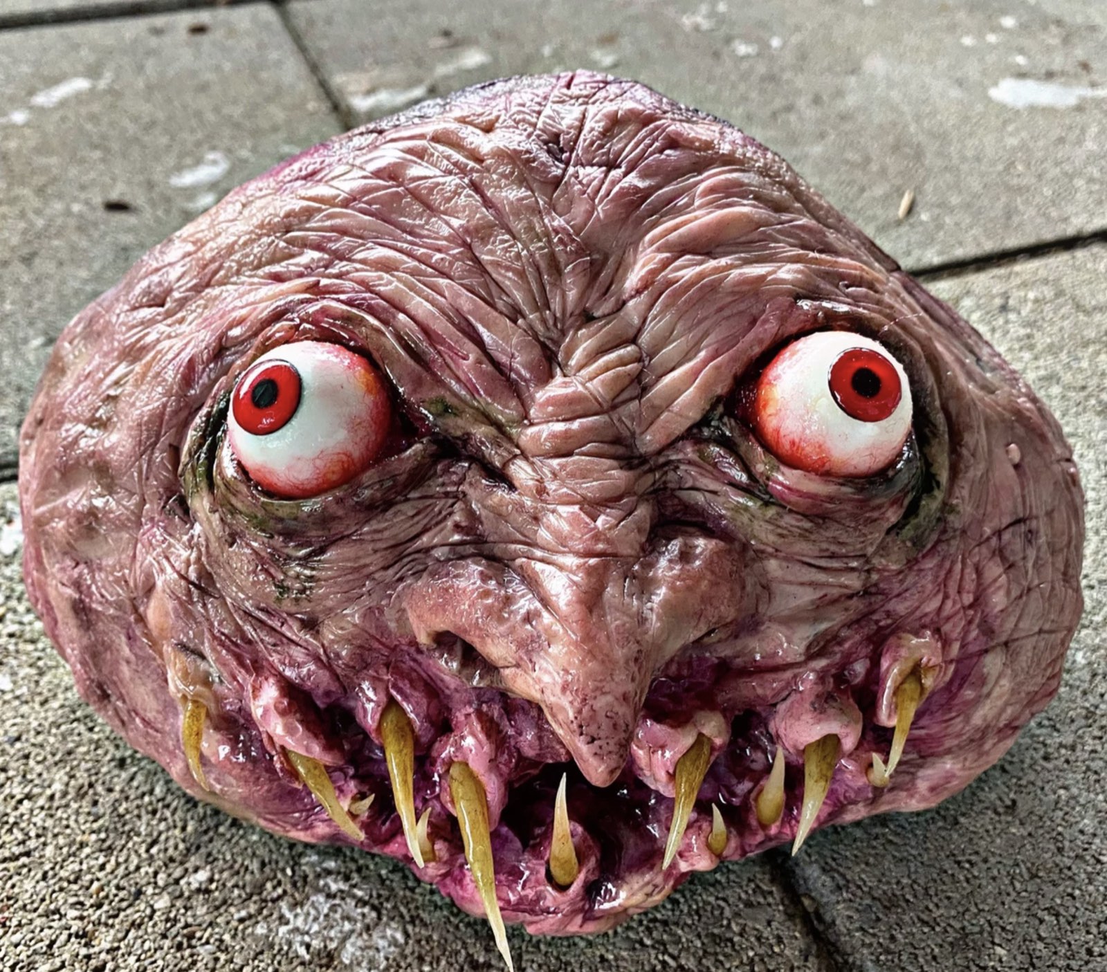 Handmade Spooky Head — view 3