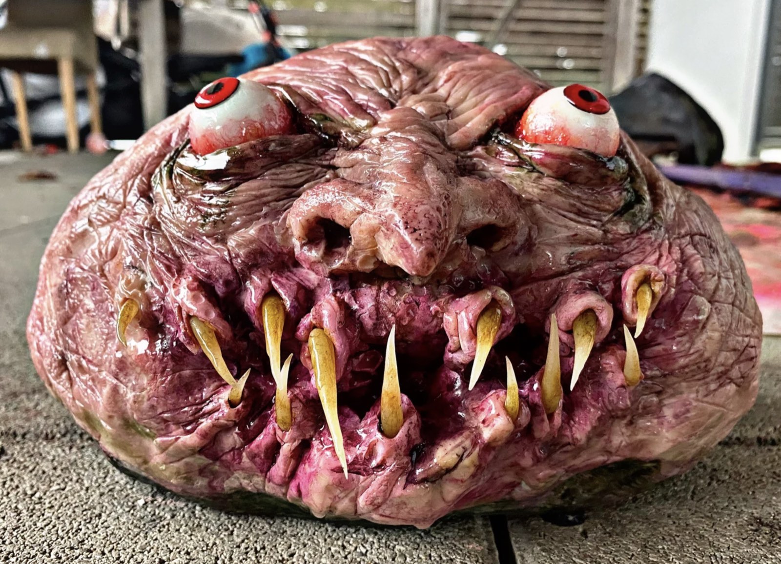 Handmade Spooky Head — view 2