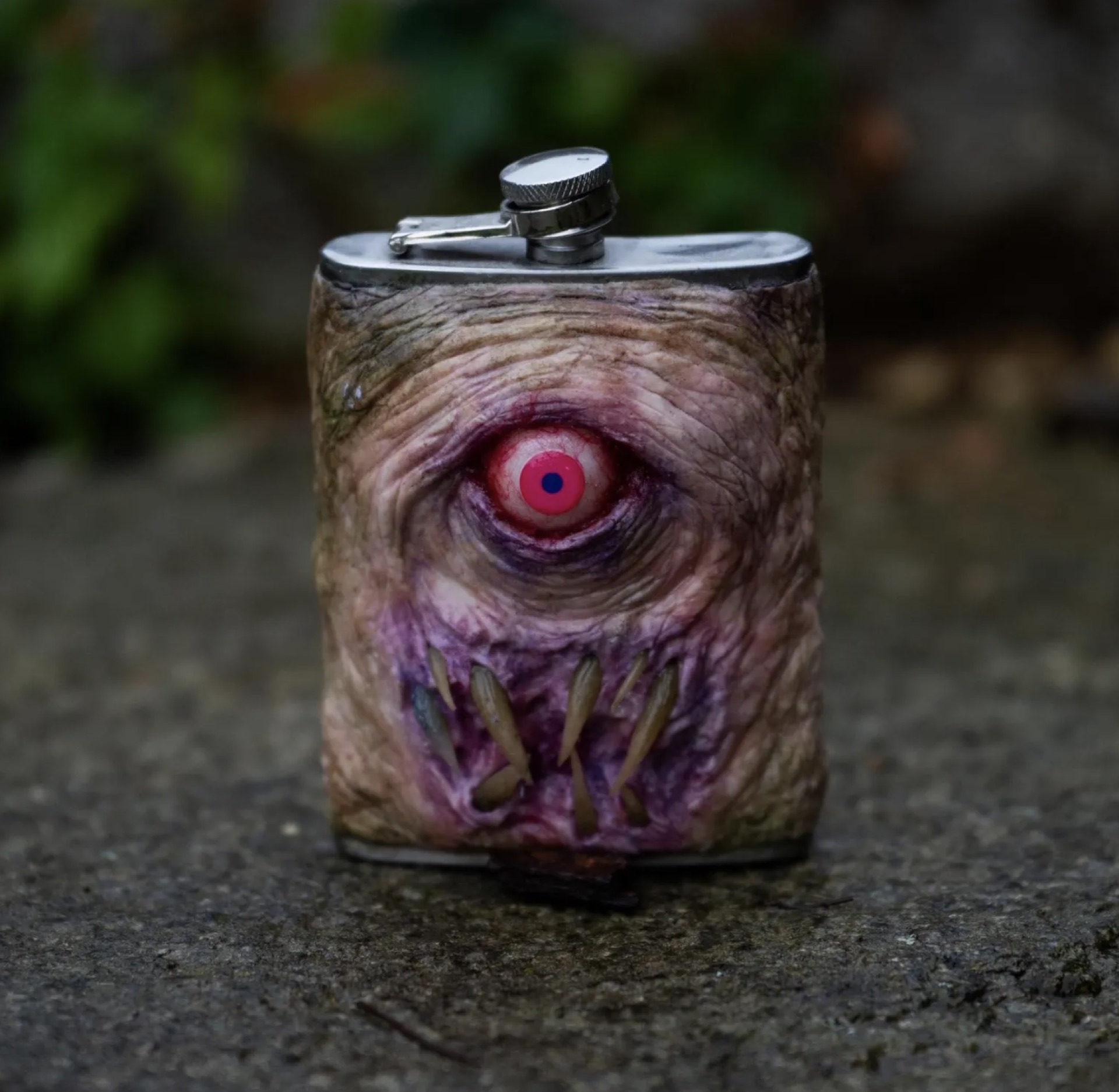 Frightening Monster Flask — view 2