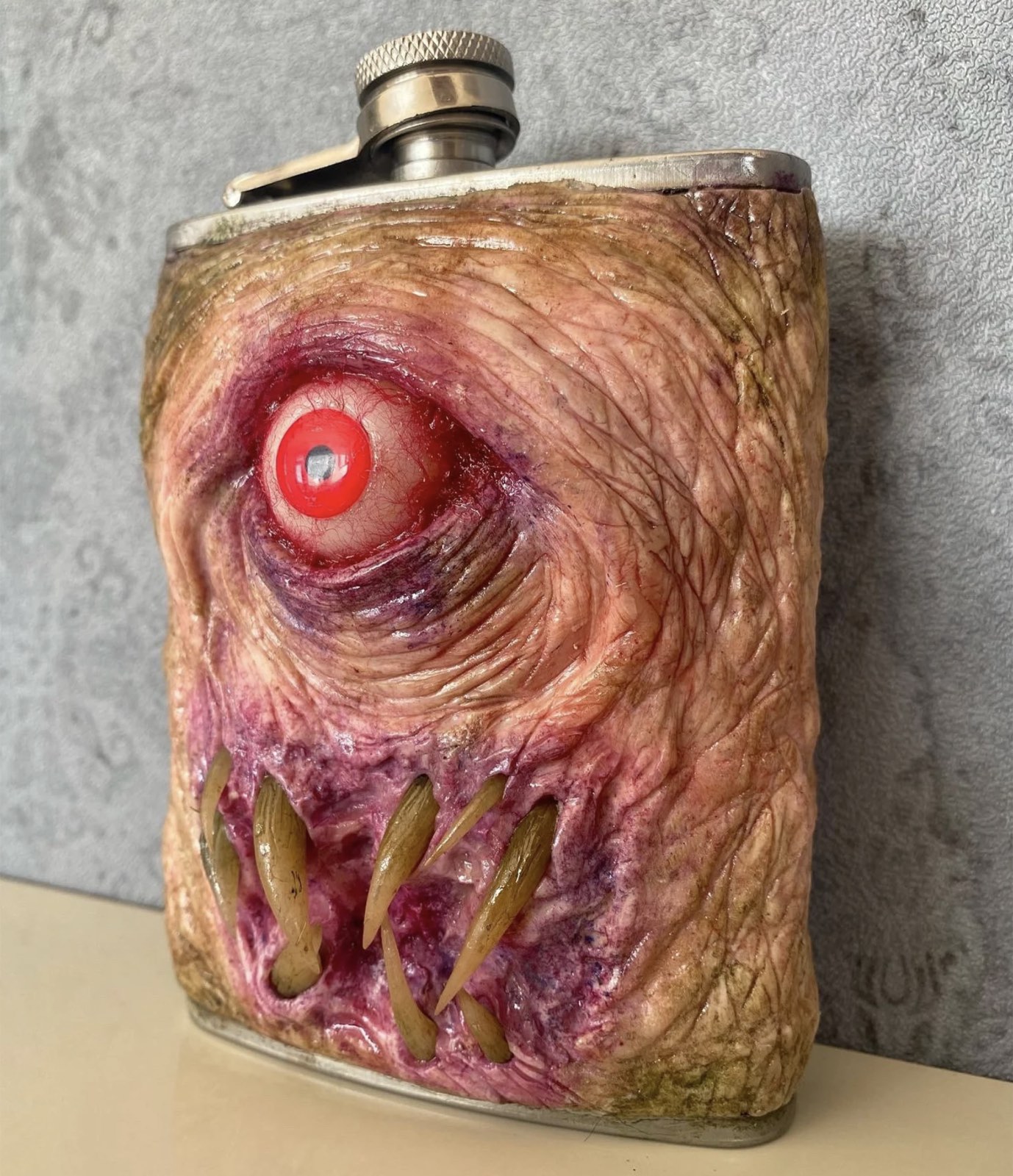 Frightening Monster Flask — view 3