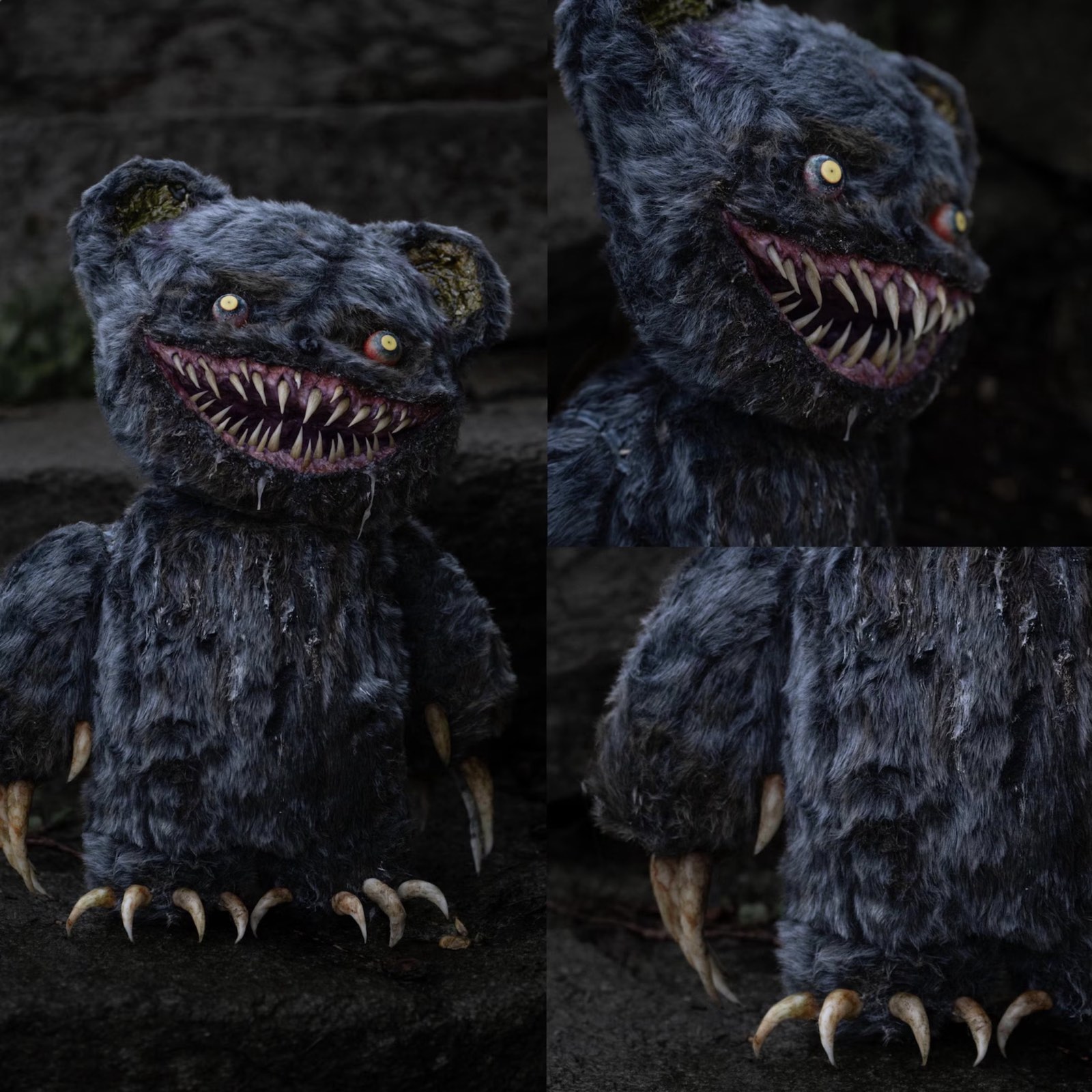 Bloodthirsty Grey Monster Teddy