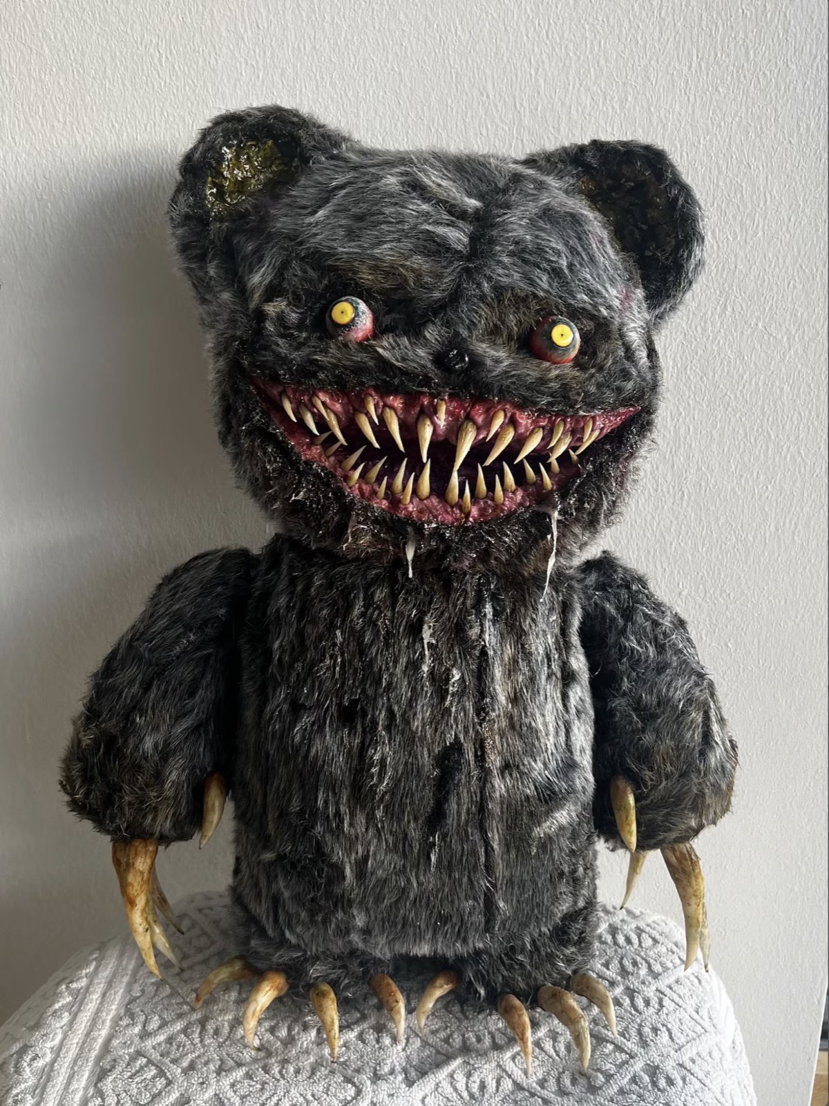 Bloodthirsty Grey Monster Teddy — view 6