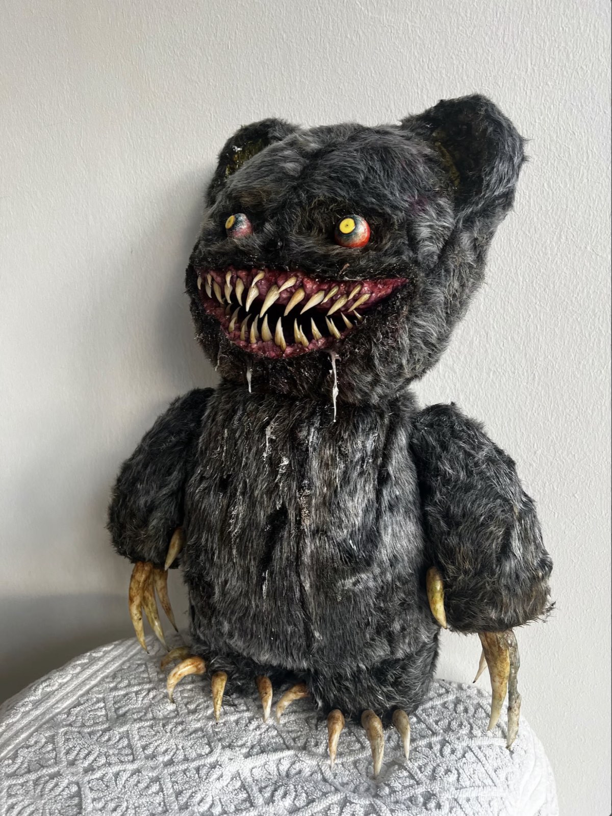 Bloodthirsty Grey Monster Teddy — view 7