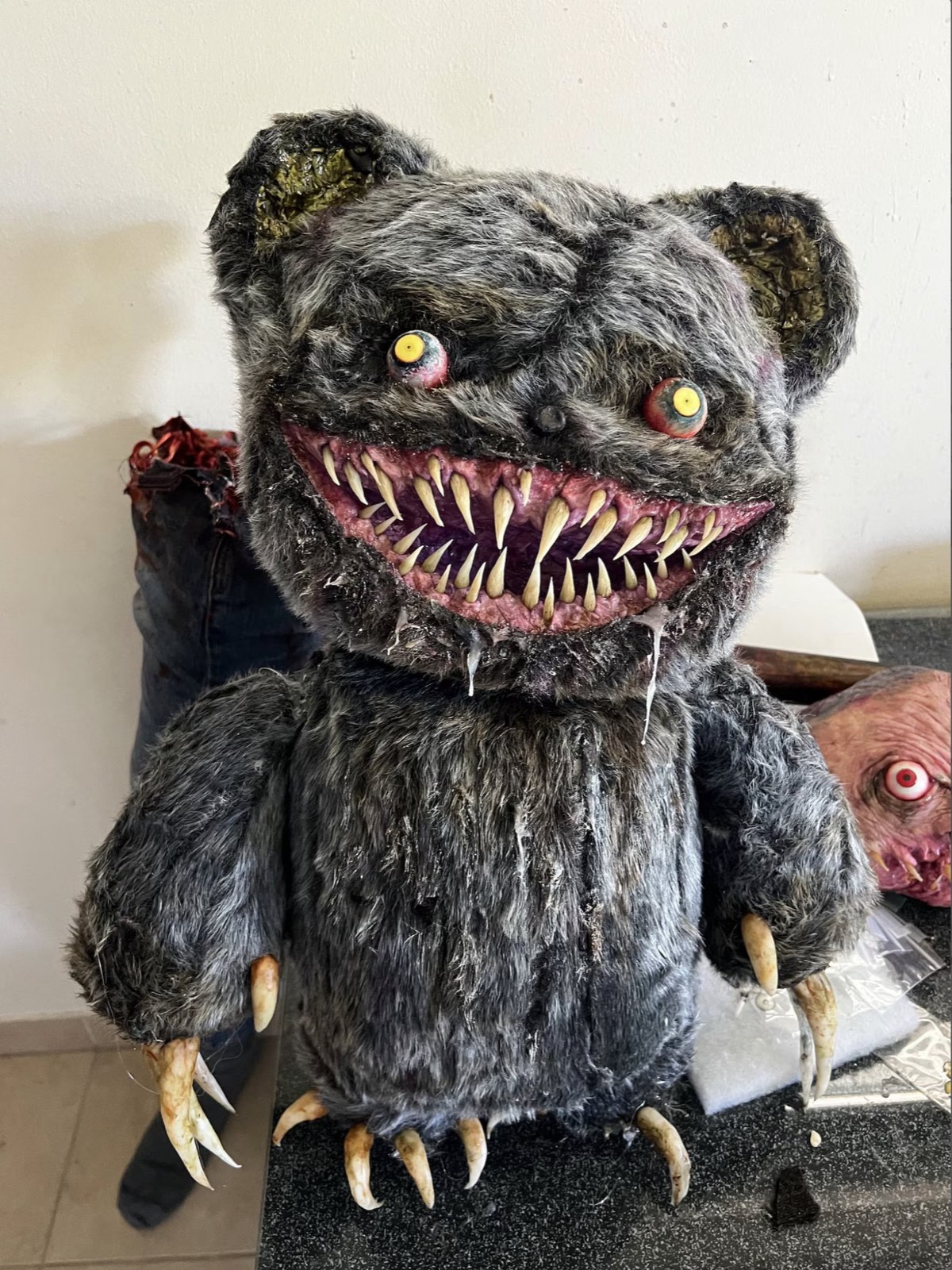 Bloodthirsty Grey Monster Teddy — view 10