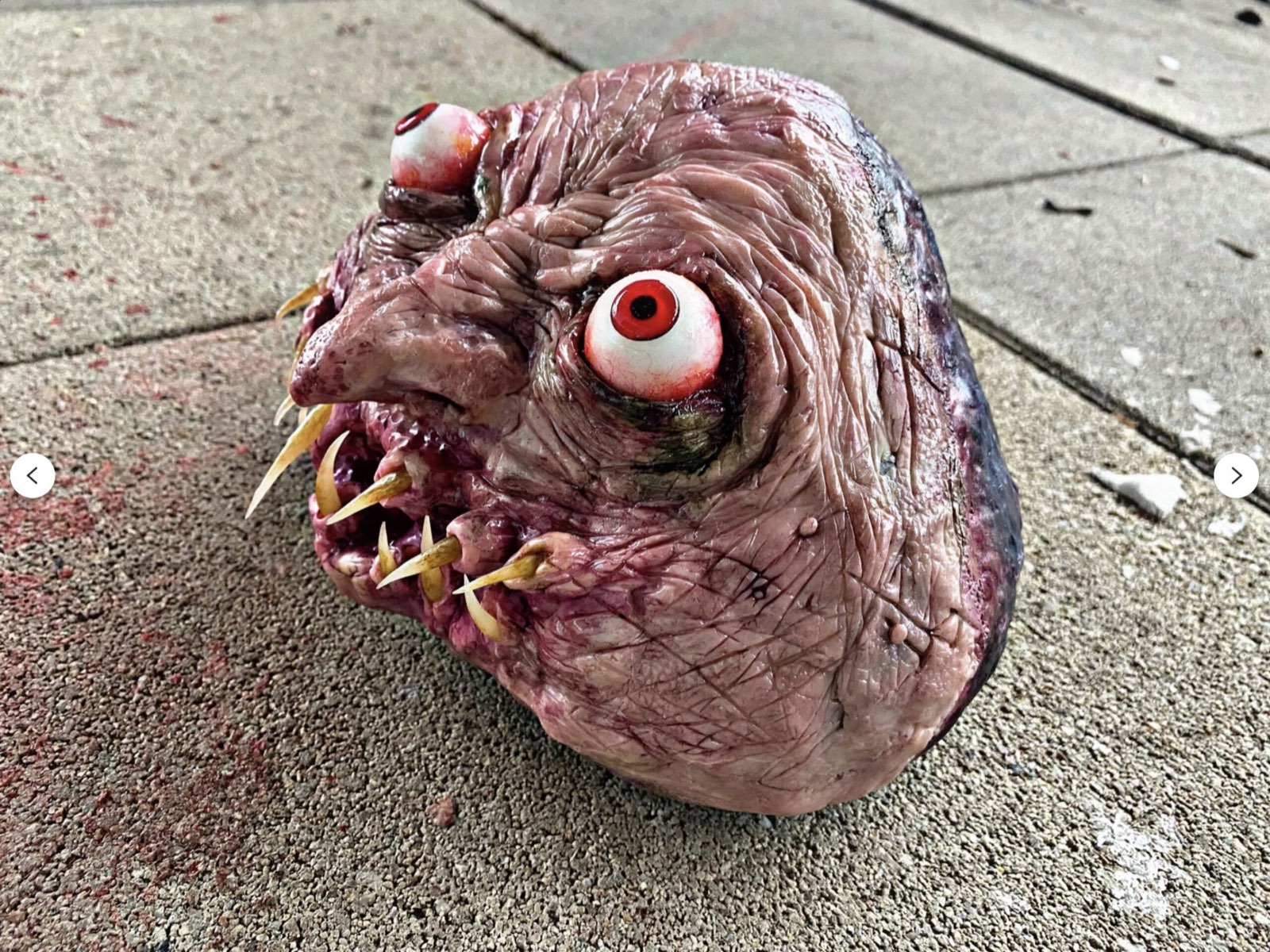 Handmade Spooky Head — view 7
